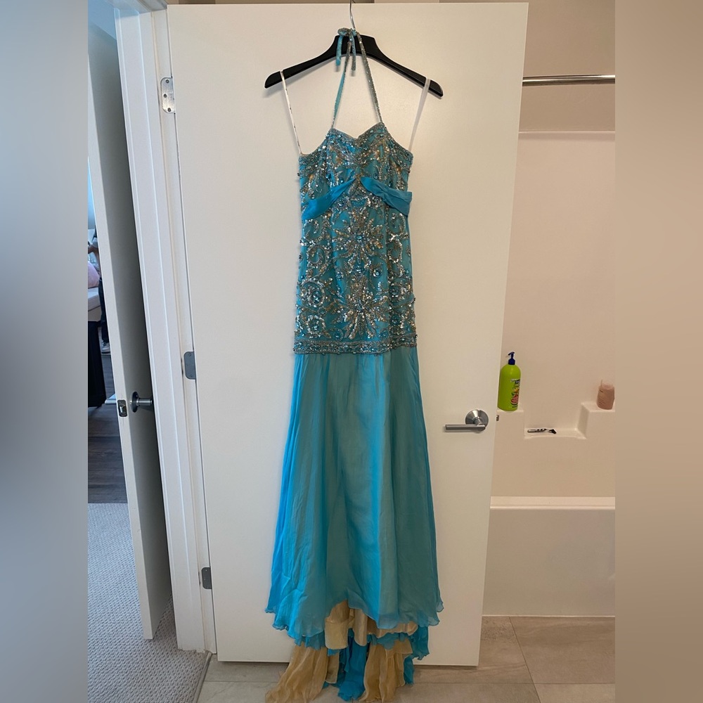 Rodney Alfred Ice Blue Gown